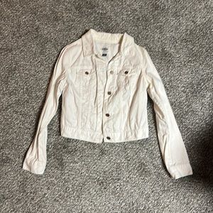 Old Navy White Jean Jacket
